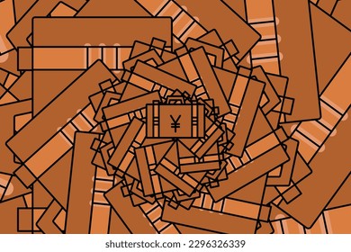 diseño de fondo abstracto de icono de moneda 