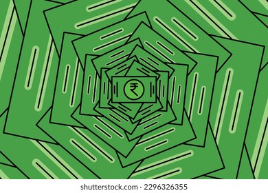diseño de fondo abstracto de icono de moneda 