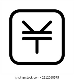 currency icon, on a white background.