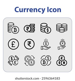 Currency Icon and Icon Pack