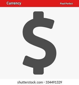 Currency Icon. Professional, pixel perfect icon optimized for both large and small resolutions. EPS 8 format.