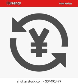 Currency Icon. Professional, pixel perfect icon optimized for both large and small resolutions. EPS 8 format.