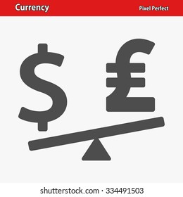 Currency Icon. Professional, pixel perfect icon optimized for both large and small resolutions. EPS 8 format.