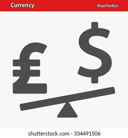Currency Icon. Professional, pixel perfect icon optimized for both large and small resolutions. EPS 8 format.