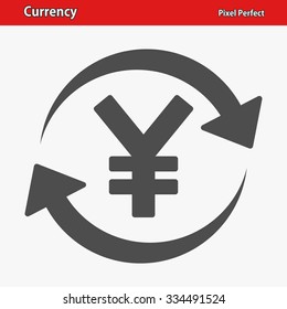 Currency Icon. Professional, pixel perfect icon optimized for both large and small resolutions. EPS 8 format.