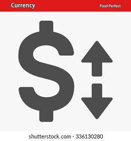 Currency Icon. Professional, pixel perfect icon optimized for both large and small resolutions. EPS 8 format.