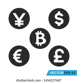 
currency icon vector design template