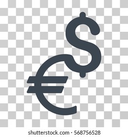 Currency icon. Vector illustration style is flat iconic symbol, smooth blue color, transparent background. Designed for web and software interfaces.