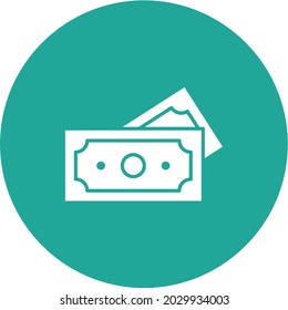 Imagen vectorial de icono de moneda. También se puede usar para Fitness físico. Adecuado para aplicaciones móviles, aplicaciones web y medios impresos.