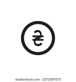 diseño del logotipo de la ilustración de la plantilla del vector de iconos de moneda