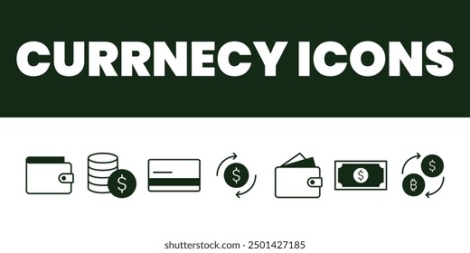 Currency icons set vector. Money currencies icons vector. Money funds vector