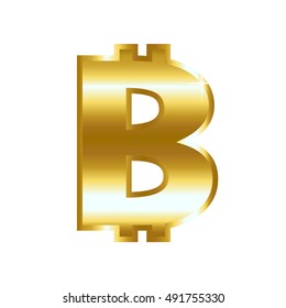 Currency isolated golden figure