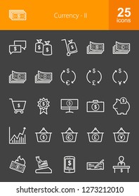 Currency Line Icons