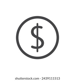 Währung Logo Symbol Vektor flaches Design