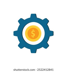 Currency logo icon vector flat design