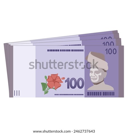 Currency of Malaysia, Malaysia Ringgit MYR banknotes paper money cash one hundred Ringgit RM100