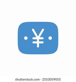 currency money japanese yen icon sign vector