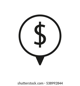 currency pointer, vector illustration EPS 10