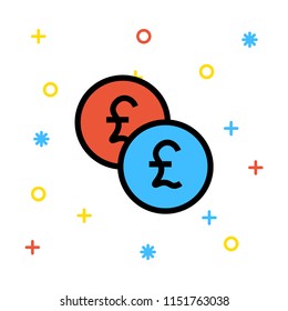  currency pound icon 