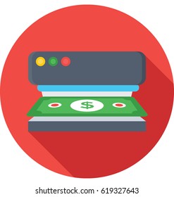 Currency Sorter Vector Icon 