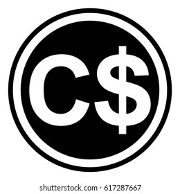 currency symbol Canada, canadian dollar vector dollar sign