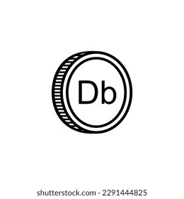 São Tomé and Príncipe currency Symbol, São Tomé and Príncipe Dobra Icon, STD Sign, Vector Illustration