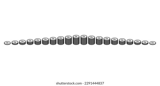 São Tomé and Príncipe currency Symbol, São Tomé and Príncipe Dobra Icon, STD Sign, Vector Illustration