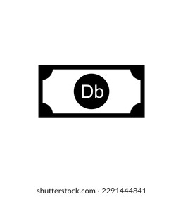 São Tomé and Príncipe currency Symbol, São Tomé and Príncipe Dobra Icon, STD Sign, Vector Illustration