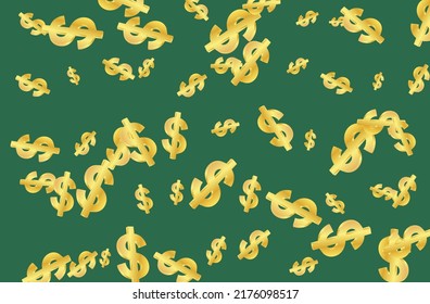 currency symbol in gold with green  bussiness finace theme background for advertisement poster website banner technology product package design vector eps.