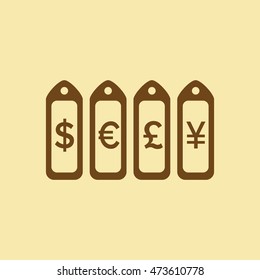 Currency tag Icon.