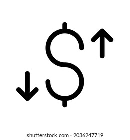currency value icon or logo isolated sign symbol vector illustration - high quality black style vector icons
