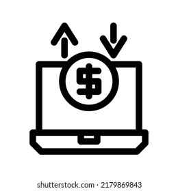icono de valor de moneda o logotipo símbolo de signo aislado ilustración vectorial - iconos vectoriales de estilo negro de alta calidad
