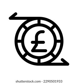 icono de valor de moneda o logotipo símbolo de signo aislado ilustración vectorial - iconos vectoriales de estilo negro de alta calidad