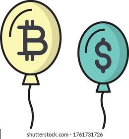currency vector flat color icon 