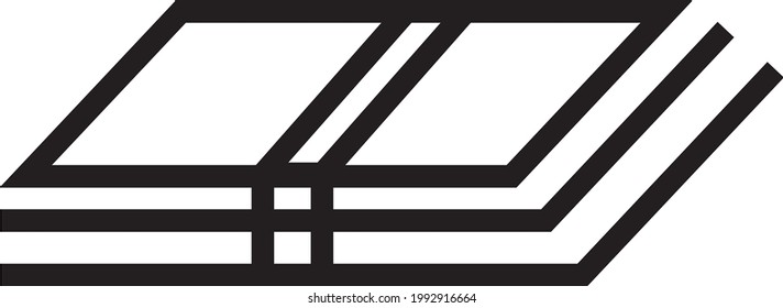 Ilustración de icono del vector de moneda en blanco y negro