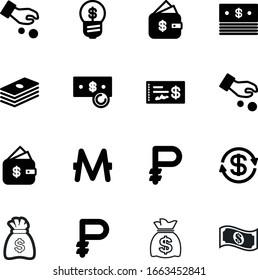 currency vector icon set such as: funding, idea, creativity, internet, pen, bulb, crypto, checkbook, cheque, transfer, inspiration, fee, commercial, check, energy, cryptocurrency, light, 3d, cost