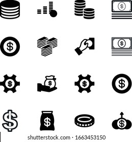 currency vector icon set such as: office, line, price, blue, usa, outline, american, graph, usd, exchange, data, arm, green, save, sack, growth, pay, hold, transfer, pictograph, chart, transaction