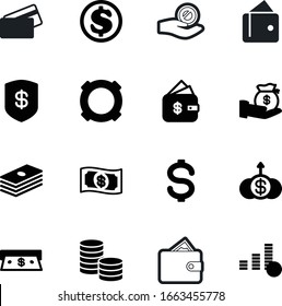 currency vector icon set such as: accounts, icons, ruble, data, investing, secure, gbp, receive, sale, cafe, save, food, bitcoin, growth, invest, safety, pile, deposit, receivable, blue, dollars