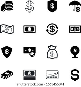 Currency Vector Icon Set Such As: Large, Bag, Debit, Return, Pounds, Purchase, Icons, Coins, Cafe, Delivery, Profit, Card, Jackpot, Sell, Plastic, Shape, Usd, Pack, Frame, Banknote, Transfer, Grow