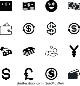 currency vector icon set such as: shopping, usd, green, purse, japanese, wallet, paying, japan, debit, geometric, button, pound, profit, emoji, economy, thin, art, stamp, creative, line, invest