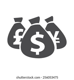 Currency vector image to be used in web applications, mobile applications and print media.