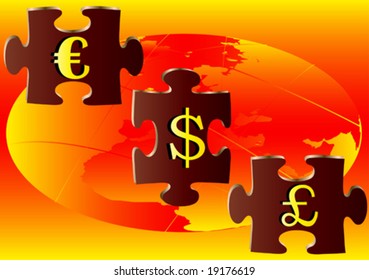 Currency Vector Jigsaw Puzzle