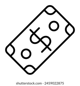 Currency Vector Line Icon Design