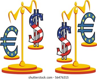 currency vector symbols with libra