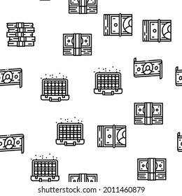 Illustration von Currency-Video-Spielen ohne Muster