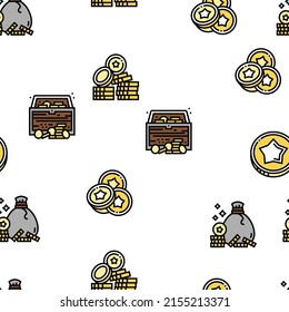 Illustration von Currency-Video-Spielen ohne Muster