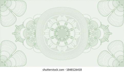 Currency watermark. Guilloche background. Intense illustration. Detailed design. 