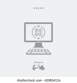 Currency web services icon