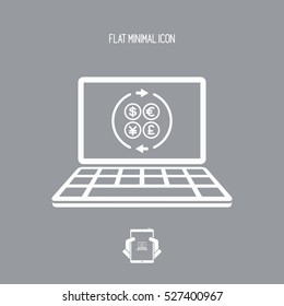 Currency web services icon