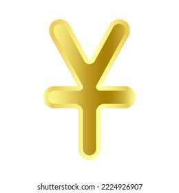Currency Yen vector icon. Japan, China currency symbol icon. Yen money icon.